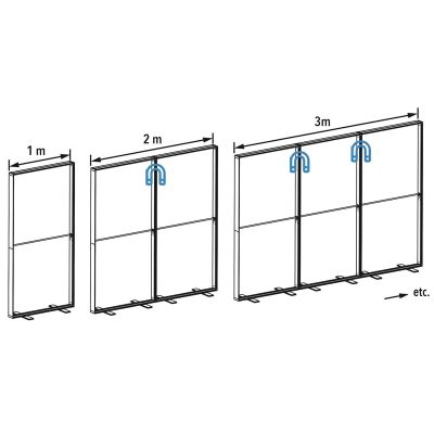 BOX LED SEG-Banner, magnetische Verbindung